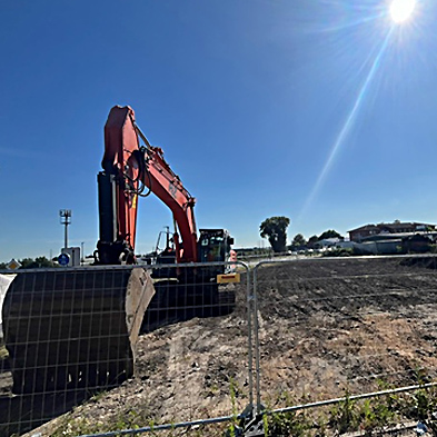 Air Products Wasserstofftankstelle Hürth Vorbereitungen