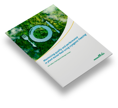 Whitepaper: Maximising quality and performance in plant-based food using cryogenic freezing